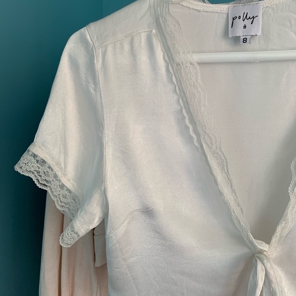 Princess Polly - Vintage tie up top white - Picture 5 of 5